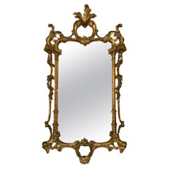 Lovely Decorative Arts Hollywood Regency Giltwood Mirror