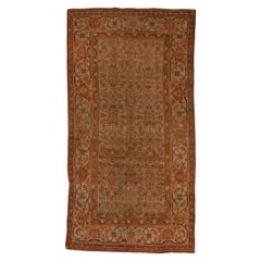 Persian Bijar Area Rugs - Wool Brown Ivory Red 70628