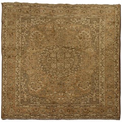 Tappeto persiano Tabriz piccolo, circa 1910 - lana marrone avorio 71417