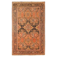 Tapis russe Karabagh Circa 1910 - Laine Noir Vert Rose 71476