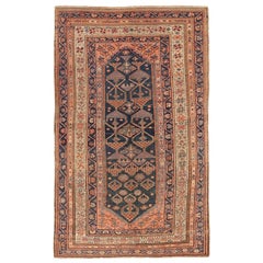 Persian Lori Small Rug - Wool Ivory Navy Blue Pink 71549