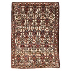 Alfombra Persa Shiraz Pequeña - Lana Azul Marfil Rojo 71562