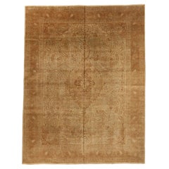 Tappeti persiani Tabriz Circa 1910 - Lana Marrone Avorio 71671