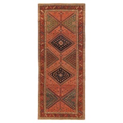 Alfombras Persas Bijar - Lana Verde Azul Marino Rosa Rojo 71717