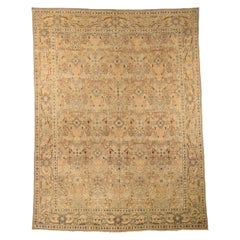 Tappeti persiani Tabriz - Lana Marrone Avorio Taupe 71889