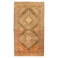 Tapis russe Khotan Circa 1910 - Laine Brown Ivoire Orange 71851