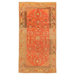Tapis russe Khotan Circa 1910 - Laine Marron Ivoire Rouge 72111