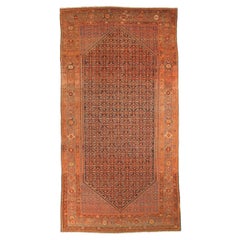 Persische Malayer-Teppiche Circa 1880 - Wolle Grün Marineblau Rot 72114
