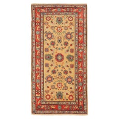 Petit tapis russe Karabagh datant d'environ 1910 - Laine bleu rouge jaune 72196