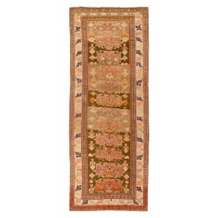Petit tapis russe Karabagh Circa 1910 - Laine Brown Ivoire Rouge 72336