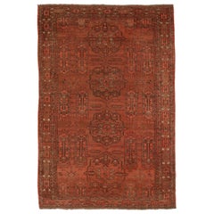 Afghanistan Tapis Tekeh Circa 1910 - Laine Brown Red 72521