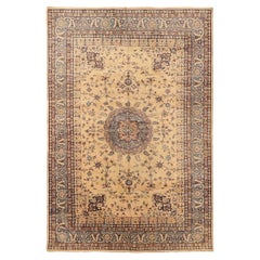 Afghanistan Sivas Small Rug Circa 1940 - Wool Brown Gray Ivory 72533