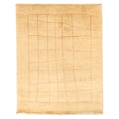 Persischer Gabbeh Kleiner Teppich Circa 1990 - Wolle Elfenbein Rot 72666