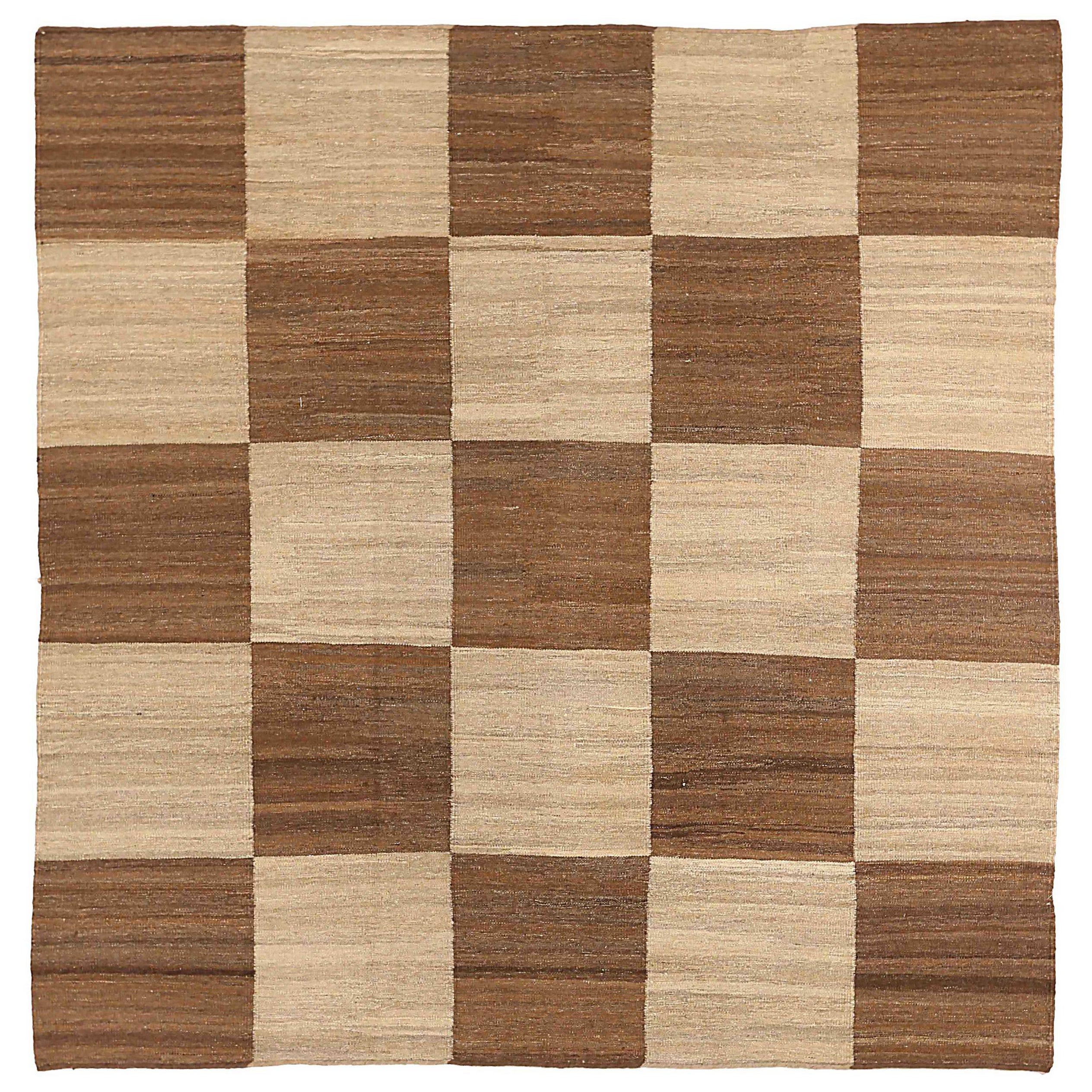Rug & Kilim Kilim Persan Circa 1940 - Laine Brown Ivory 72622