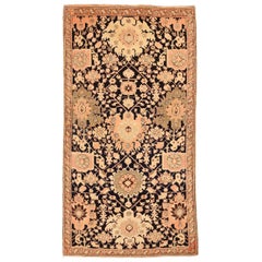 Petit tapis russe Karabagh Circa 1910 - Laine Noir Ivoire Rose 72785
