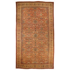 Persischer Sultanabad Over Size Teppich CIRCA 1880 - Wolle Grün Rot Gelb 72802