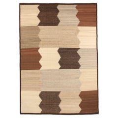 Tappeti russi & Kilim Circa 1970 - Lana Marrone Avorio Terracotta 72933