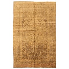 Persischer Täbriz Kleiner Teppich - Wolle Braun Elfenbein 73246