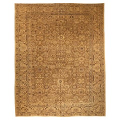 Persian Malayer Area Rugs - Wool Brown Ivory 73281