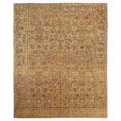 Persische Malayer Teppiche - Wolle Braun Elfenbein 73283