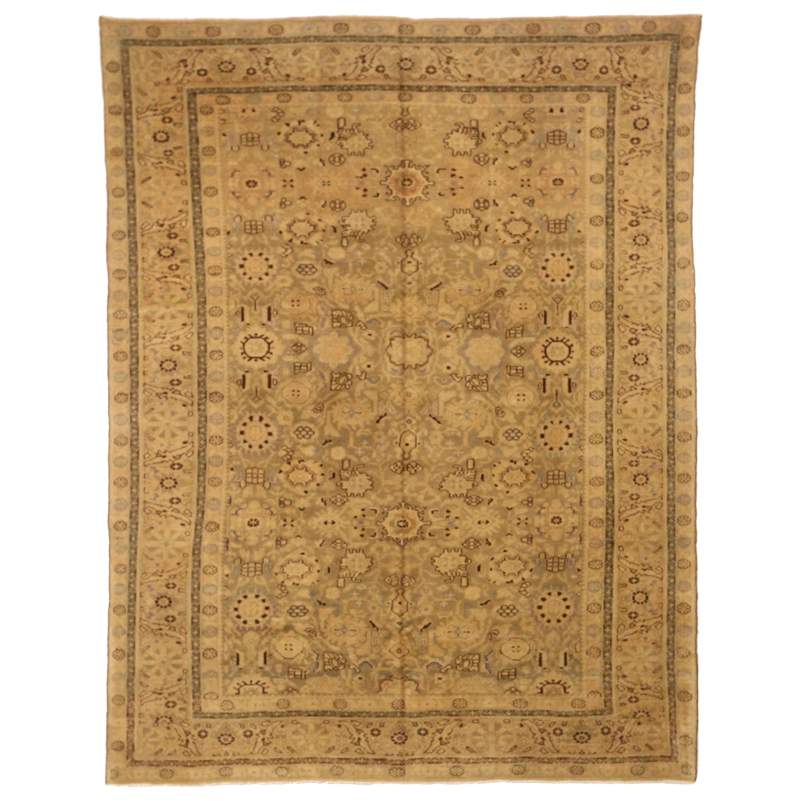 Alfombras Persas Malayer - Lana Marrón Marfil 73381 en venta