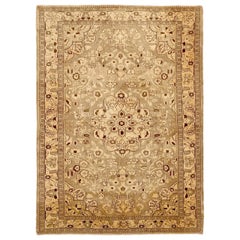 Persian Malayer Area Rug (Round) - Wool Brown Ivory Taupe 73434