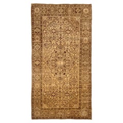 Persische Malayer Teppiche - Wolle Braun Taupe Gelb 73501