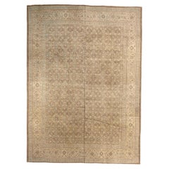 Alfombras Persas Mahal - Lana Marrón Marfil 73537
