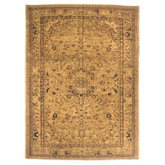 Persian Malayer Area Rugs - Wool Brown Yellow 73507