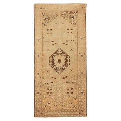 Tapis persan Heriz Small - Laine Brown Ivoire Taupe 73630