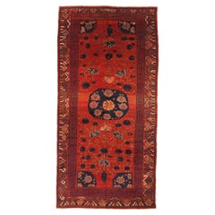 Alfombras rusas Khotan - Lana Negro Rojo 73807