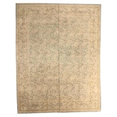 Tapis persan Mashad Circa 1910 - Laine Brown Ivory 73773