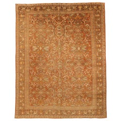 Alfombras Persas Sultanabad Circa 1880 - Lana Verde Marfil Rojo 73832