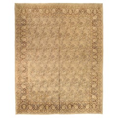 Persian Kashmir Area Rugs - Wool Brown Ivory Taupe 73867