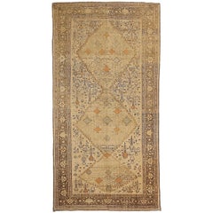 Persische Malayer Teppiche Circa 1880 - Wolle Braun Elfenbein Orange 73923