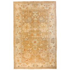 Tappeto persiano Sultanabad Rugs di dimensioni superiori al 1880 - Lana Avorio Rosso Giallo 73960