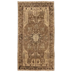 Persian Kolyai Small Rug - Wool Brown Ivory Taupe 73983