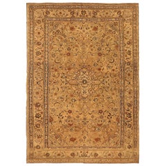 Persische Hamadan Teppiche CIRCA 1910 - Wolle Braun Elfenbein Rot 73997