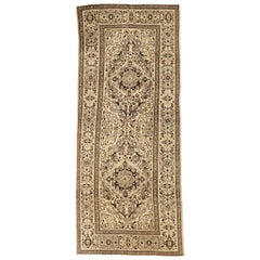 Tappeti persiani Hamadan Circa 1910 - Lana Marrone Avorio Taupe 74028