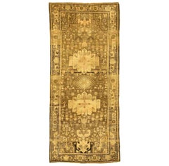 Petit tapis persan Toiserkan - Laine Brown Ivoire Jaune 74024