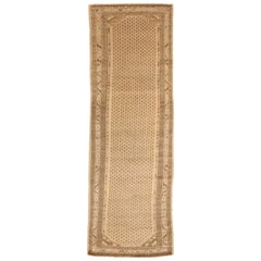 Alfombra Persa Malayer - Lana Marrón Marfil Topo 74037