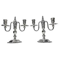 Garrard & Co. Sterling Silver Candelabra London 1