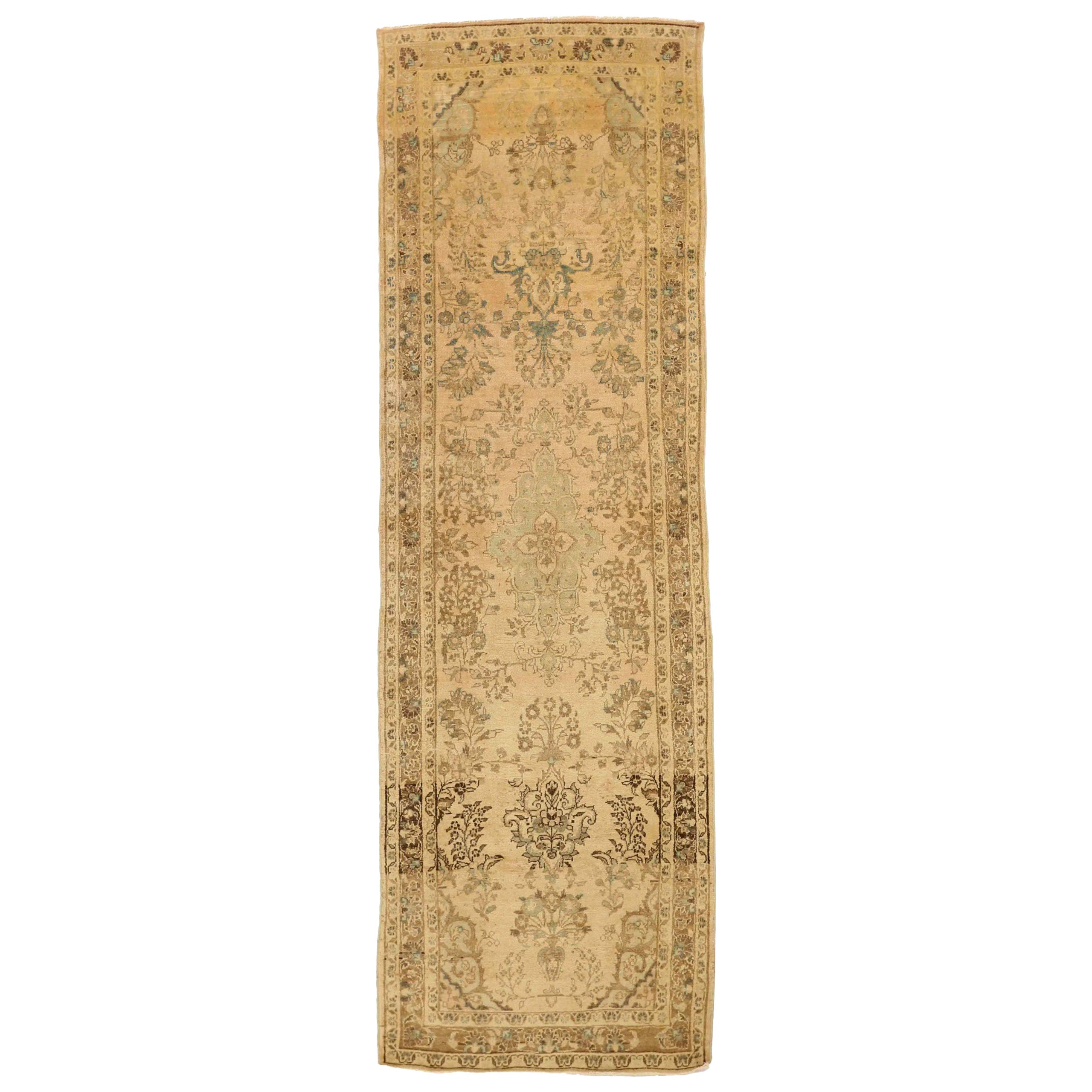 Tappeto Persiano Malayer - Lana Marrone Verde Avorio 74060