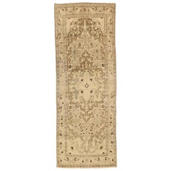 Alfombra Persa Hamadan - Lana Marrón Marfil Topo 74082