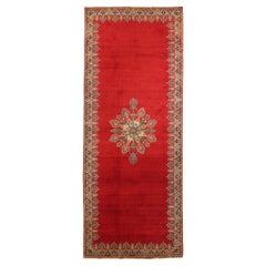 Alfombra Persa Tabriz Circa 1910 - Lana Azul Marfil Rojo 74132