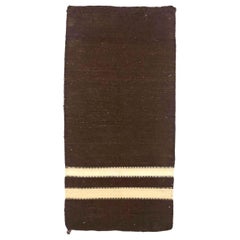 Alfombra Persa Kilim Pequeña Circa 1910 - Lana Marrón Marfil 74166