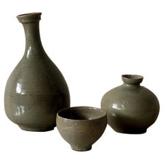 Antique Vase, Cup, and Jar, Korea, Joseon Dynasty (1392–1910)