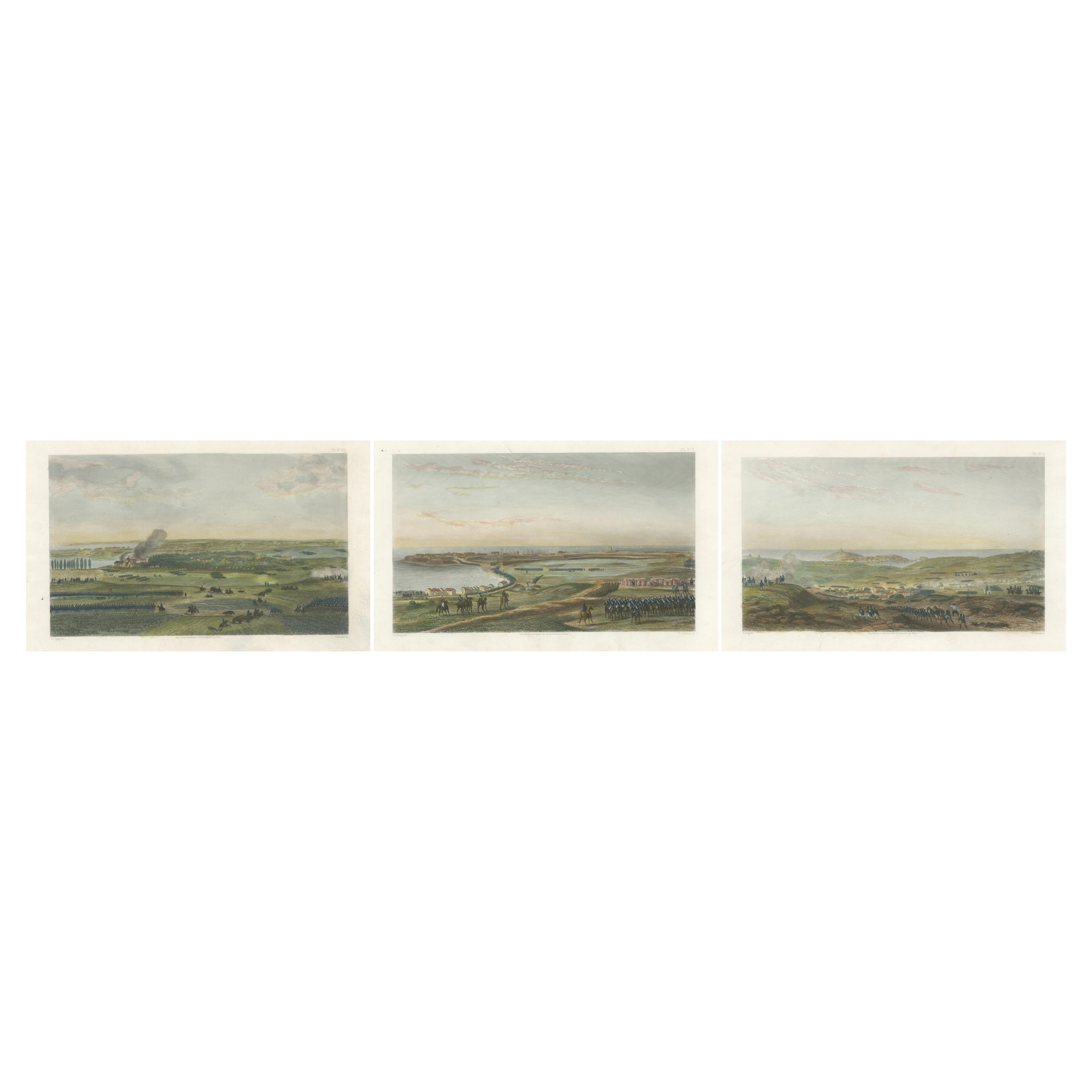 Colección Batallas Napoleónicas: La Coruña, Gaeta y otro combate, 1860 en venta