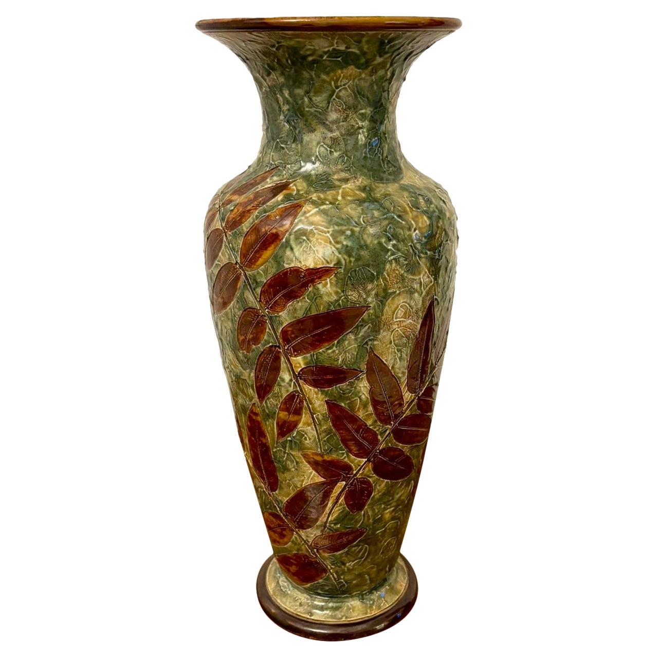 Large Antique Victorian Quality Doulton Vase