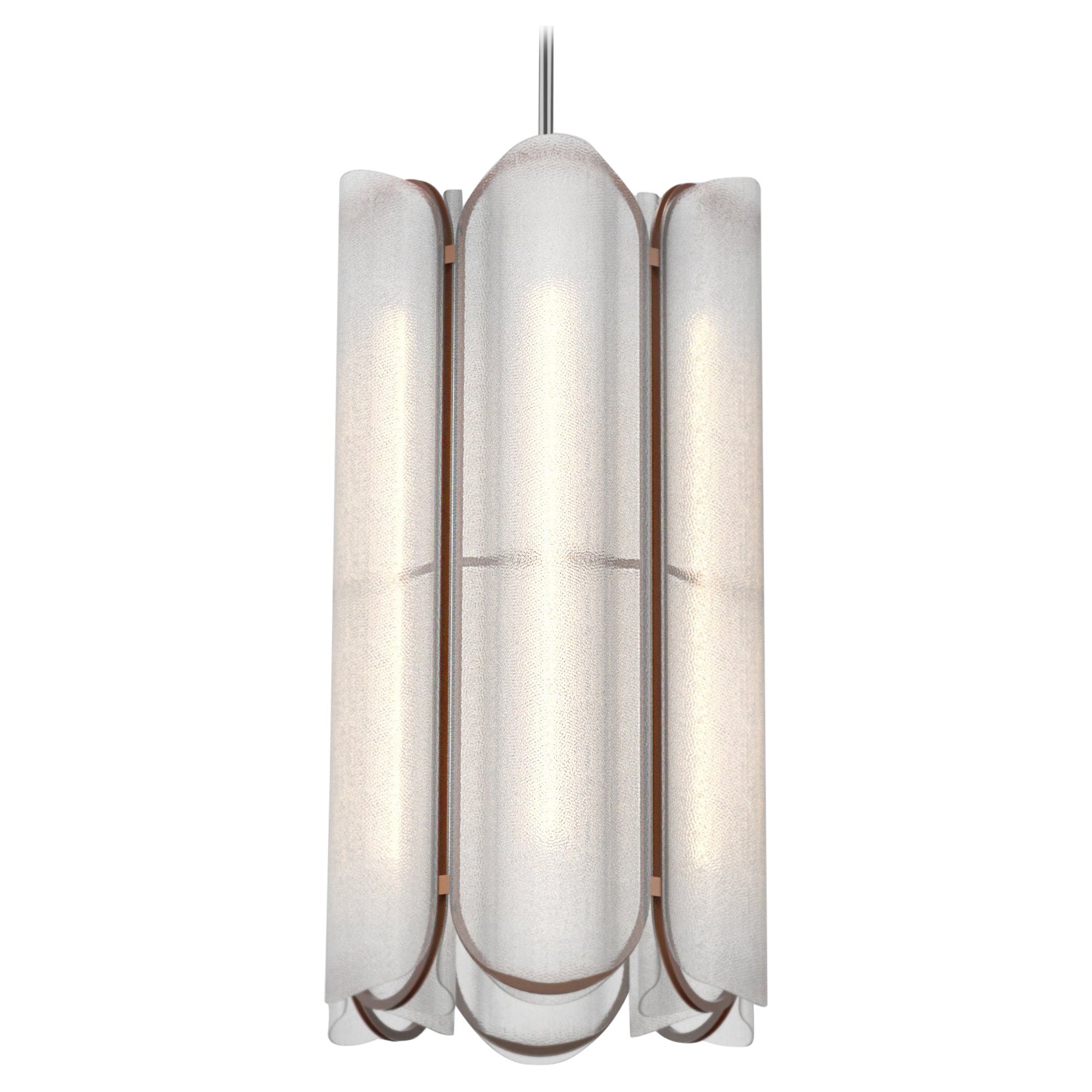 Lustre / Lampe à suspension Contemporary 'Vale 6-P', Rust by AND